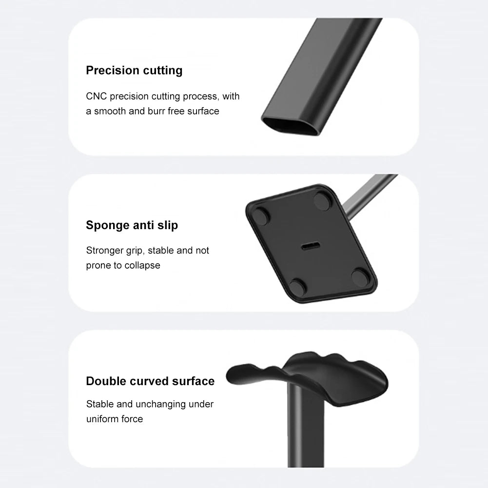 Headset Stand Non Slip Headphone Stand Holder Gaming Headset Bracket Universal Aluminum Alloy Earphone Display Rack Hanger Hot