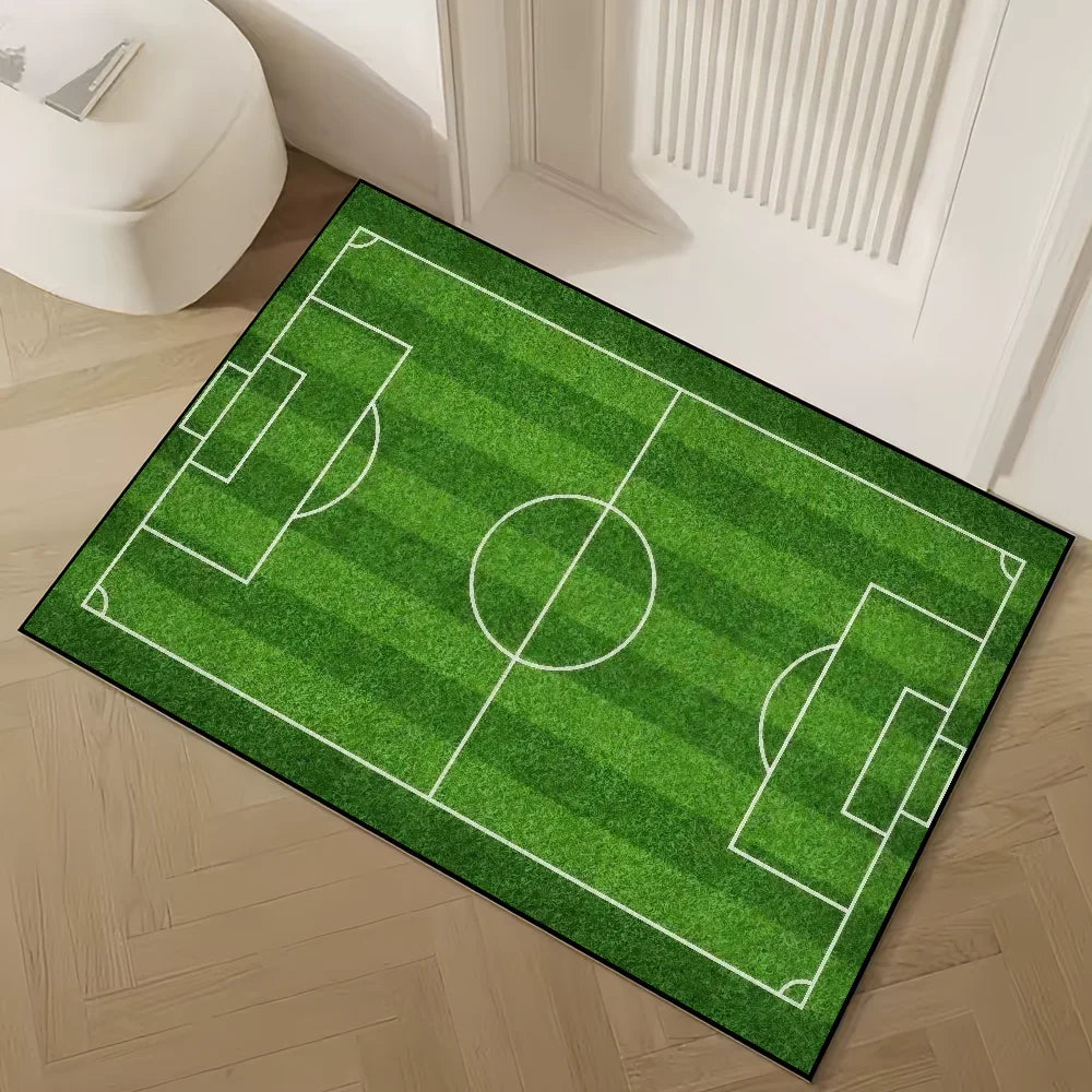 small Field carpet Rug Carpet Home Decor Cartoon Bedroom Mat Hallway Balcony Carpet Entrance Doormat Football Decoration