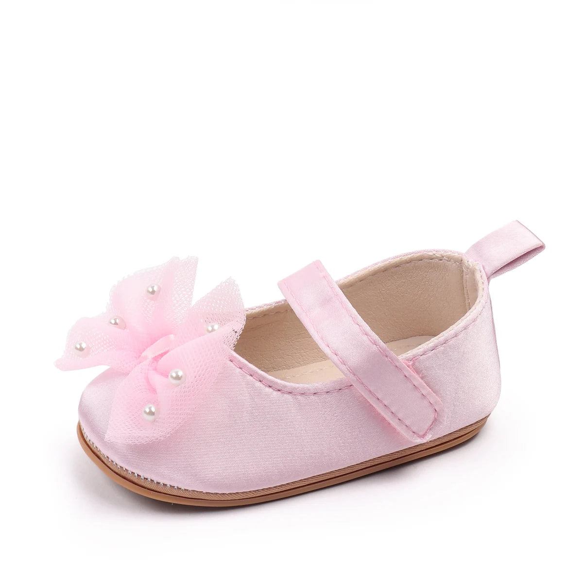 2025 Hot Selling Baby Girls First Walking Toddler Shoes Summer And Autumn For 0-18M Baby Princess Shoes Cute Design TPR Sole