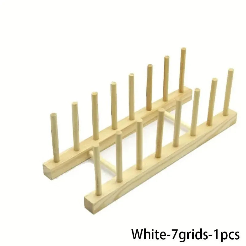 Multifunction Wooden Stand Rack Kitchen Dish Lid Drain Holder Organizer Kitchen Sundries Rack Cups Shelf Table Book Display