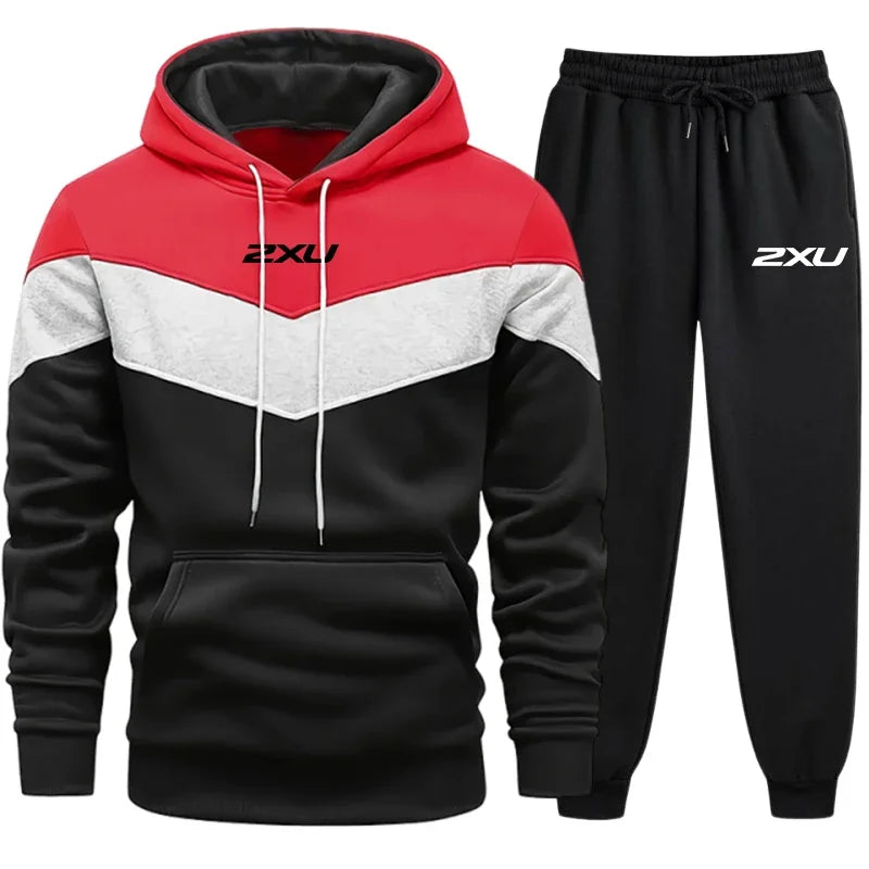 2025 New Men's Casual Sportswear, Hooded Sweatshirts, Sweatpants, Urban Fashion Sportswear Sets, Men's Outdoor Clothing