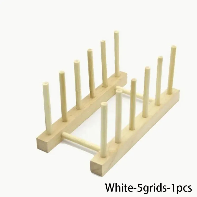 Multifunction Wooden Stand Rack Kitchen Dish Lid Drain Holder Organizer Kitchen Sundries Rack Cups Shelf Table Book Display
