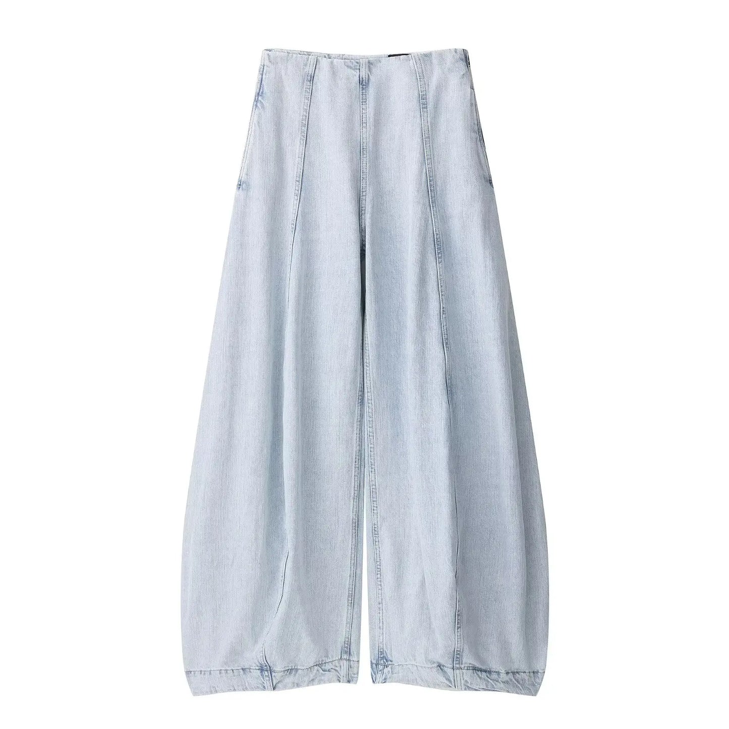 Casual Women's Patchwork Jeans Loose Solid Low Waist Pockets Zipper Denim Long Pants 2025 Autumn Lady Y2k Street Fashion Trouser