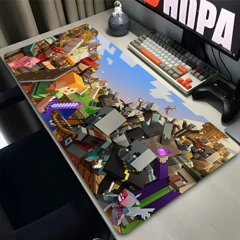 Mouse Pad Gamer XL Custom HD Home Mouse Mat Desk Mats M-minecraftS Table of Office Carpet Gamer Natural Rubber Mice Pad Mousepad