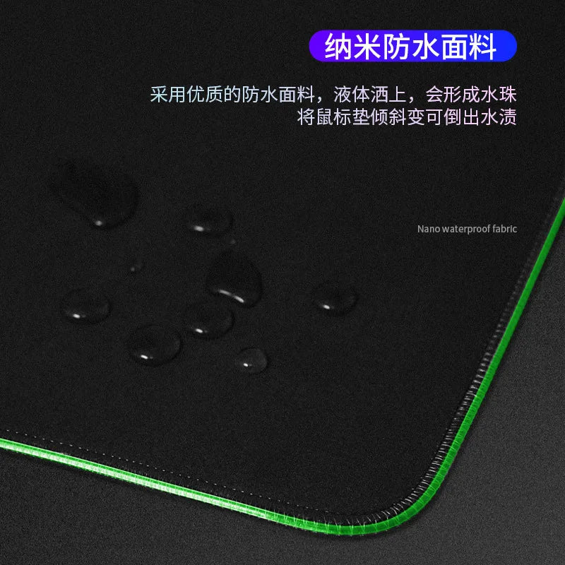 LEDLuminous Thickened Mouse PadRGBE-sports gaming office exclusively-border e-commerceEABYAmazon