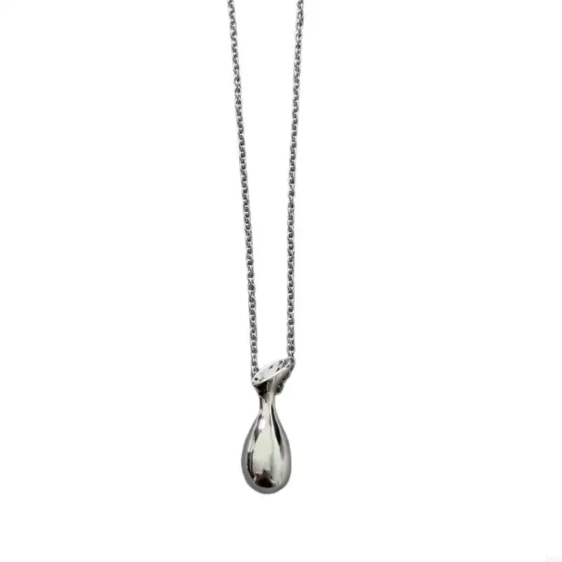 Metal Woven Bag Long Necklace Female Korean Niche Ins Personality Unique Fashion Versatile Necklace Sweater Chain for Womern