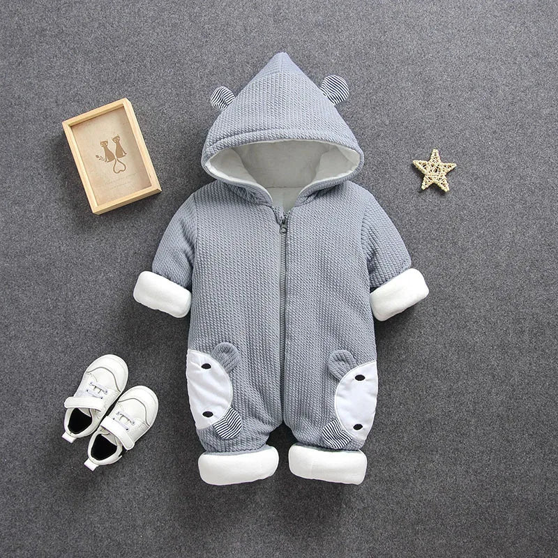 2025 New Russia Baby costume rompers Clothes cold Winter Boy Girl Garment Thicken Warm Comfortable Pure Cotton coat jacket kids