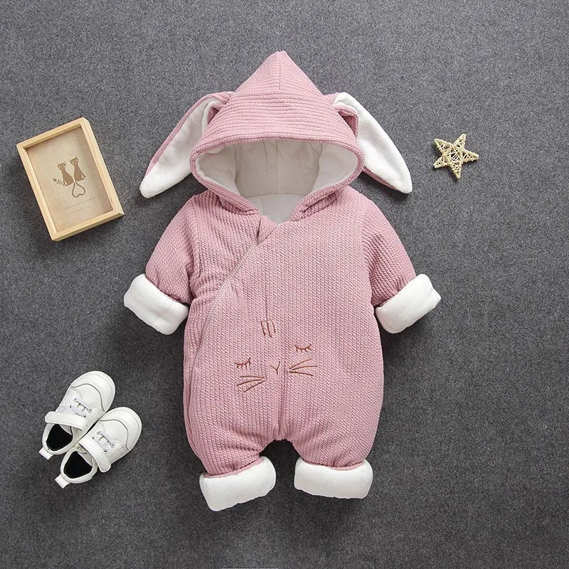 2025 New Russia Baby costume rompers Clothes cold Winter Boy Girl Garment Thicken Warm Comfortable Pure Cotton coat jacket kids