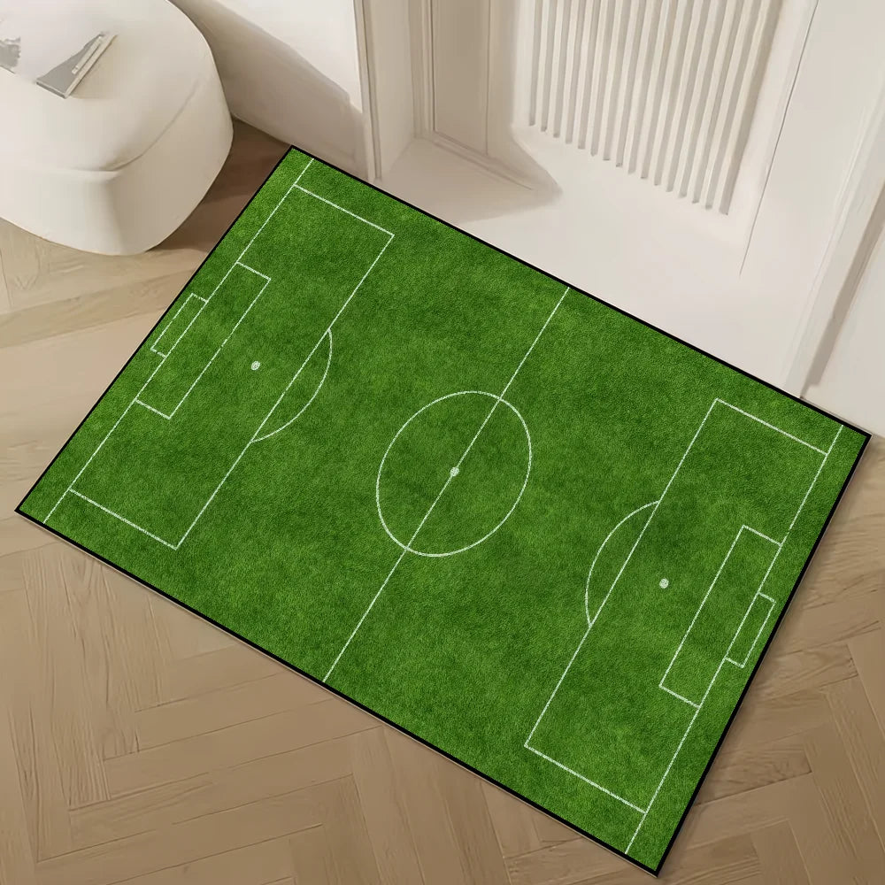 small Field carpet Rug Carpet Home Decor Cartoon Bedroom Mat Hallway Balcony Carpet Entrance Doormat Football Decoration