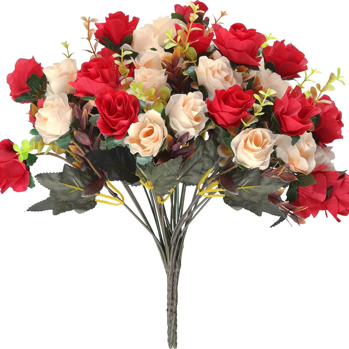 Silk rose Artificial Flowers Wedding Home Garden Decoration bride Bouquet Diy gift Scrapbooking Wreaths wall Photography prop