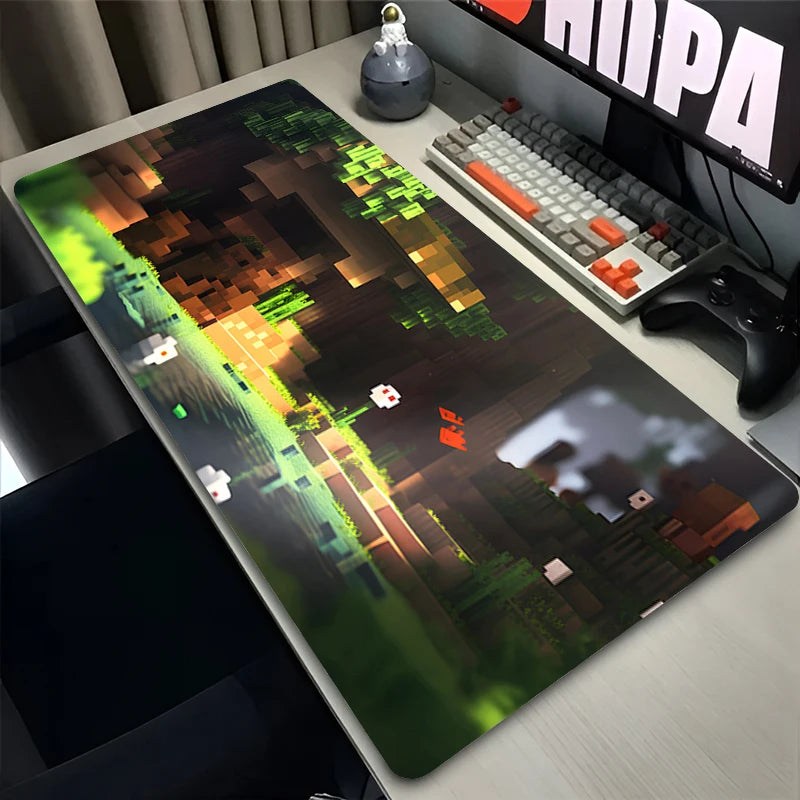 Mouse Pad Gamer XL Custom HD Home Mouse Mat Desk Mats M-minecraftS Table of Office Carpet Gamer Natural Rubber Mice Pad Mousepad