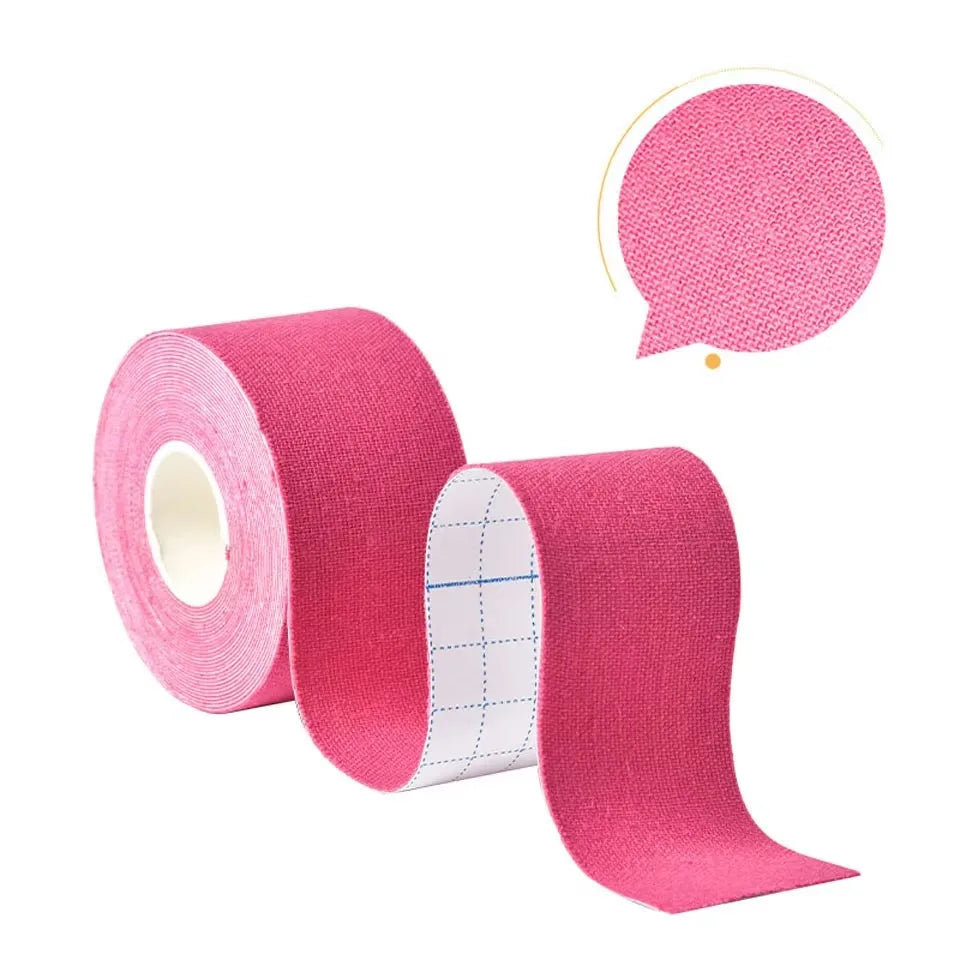 Muscle Patch Knee Muscle Protector Pain Relief Elastic Bandage Sport Recovery Tape Strapping Gym Fitness Tennis Running Unisex