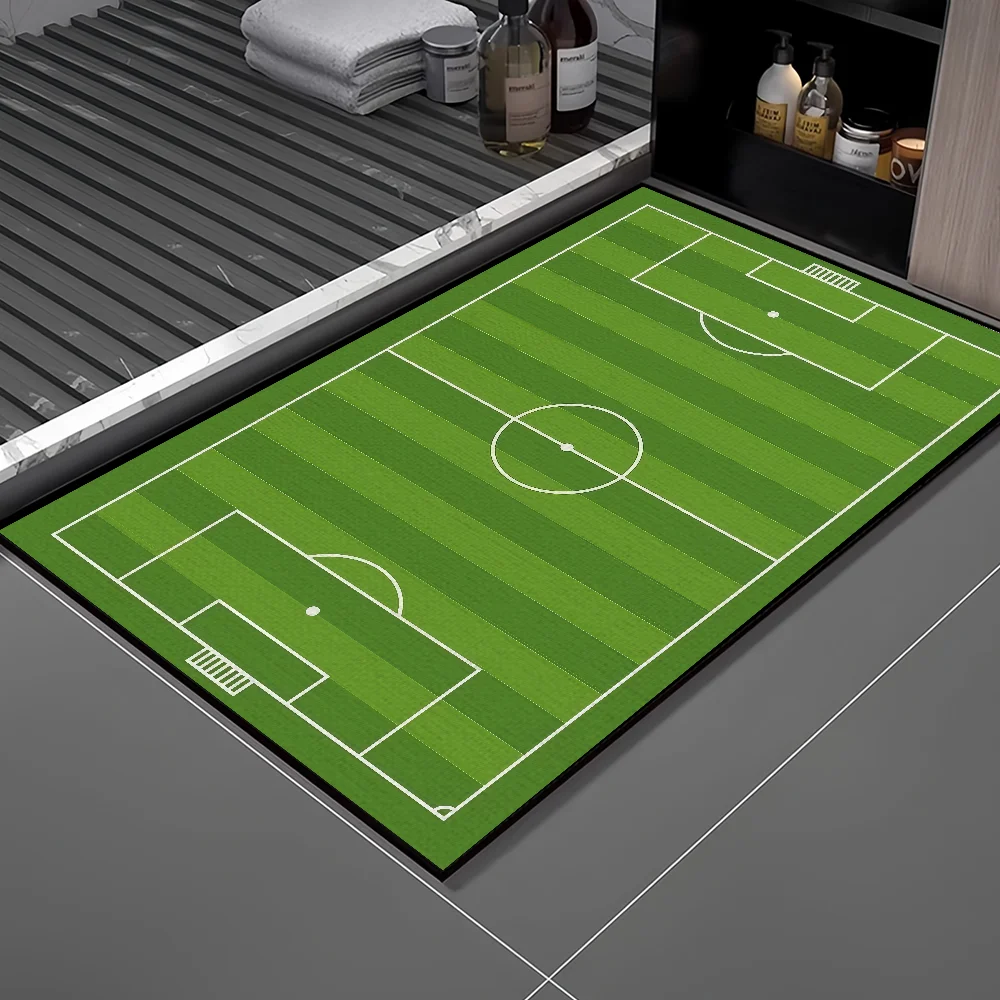 small Field carpet Rug Carpet Home Decor Cartoon Bedroom Mat Hallway Balcony Carpet Entrance Doormat Football Decoration