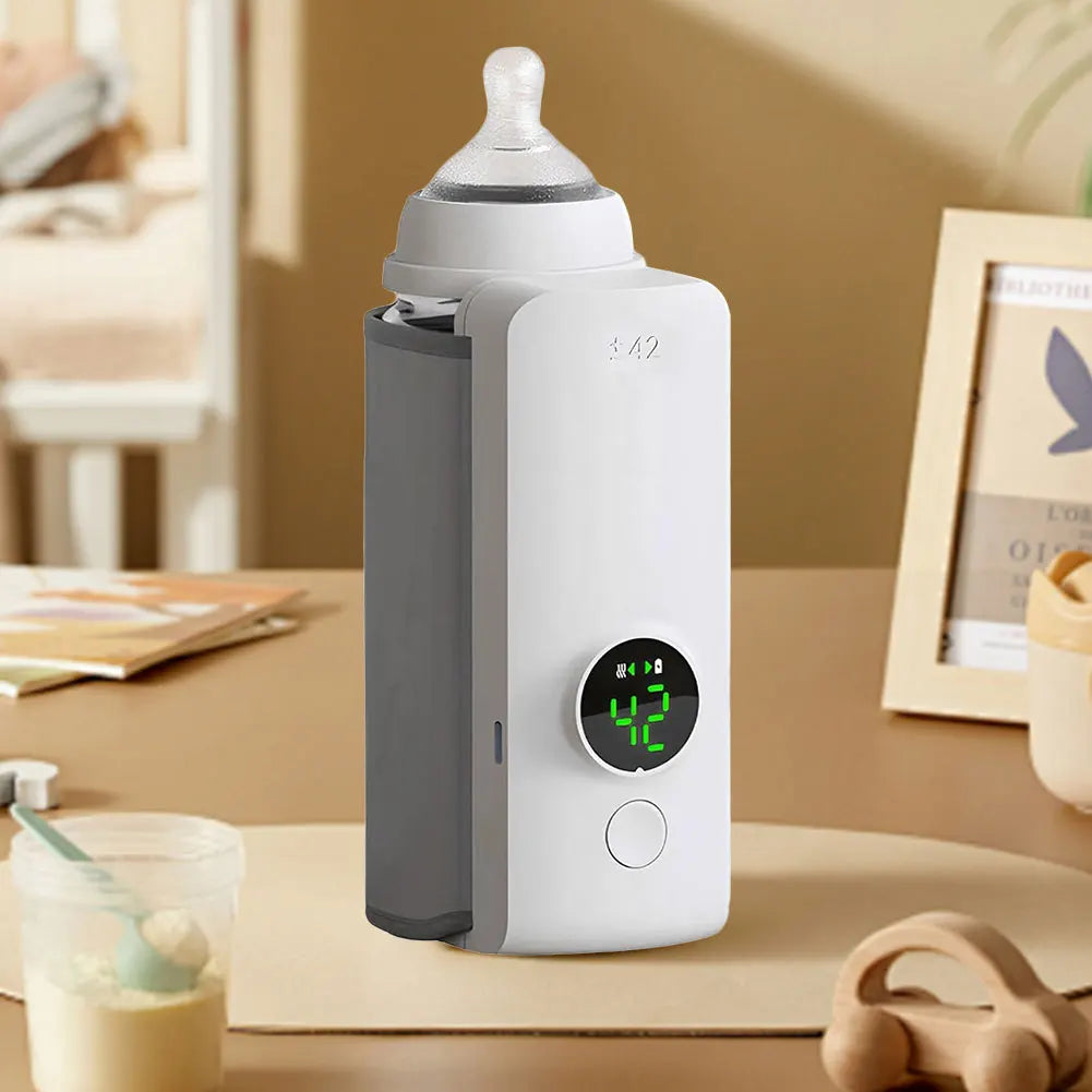 Cordless Milk Warmer with Temperature Control Baby Bottle Warmer Travel Warmer for Comfortable Baby Feeding On The Go