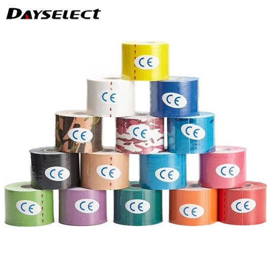 Muscle Patch Knee Muscle Protector Pain Relief Elastic Bandage Sport Recovery Tape Strapping Gym Fitness Tennis Running Unisex