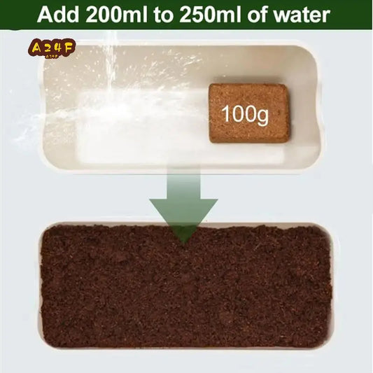 A24F-Organic Coconut Fiber For Plants, Organic Coconut Bricks, Natural Organic Compressed Coconut