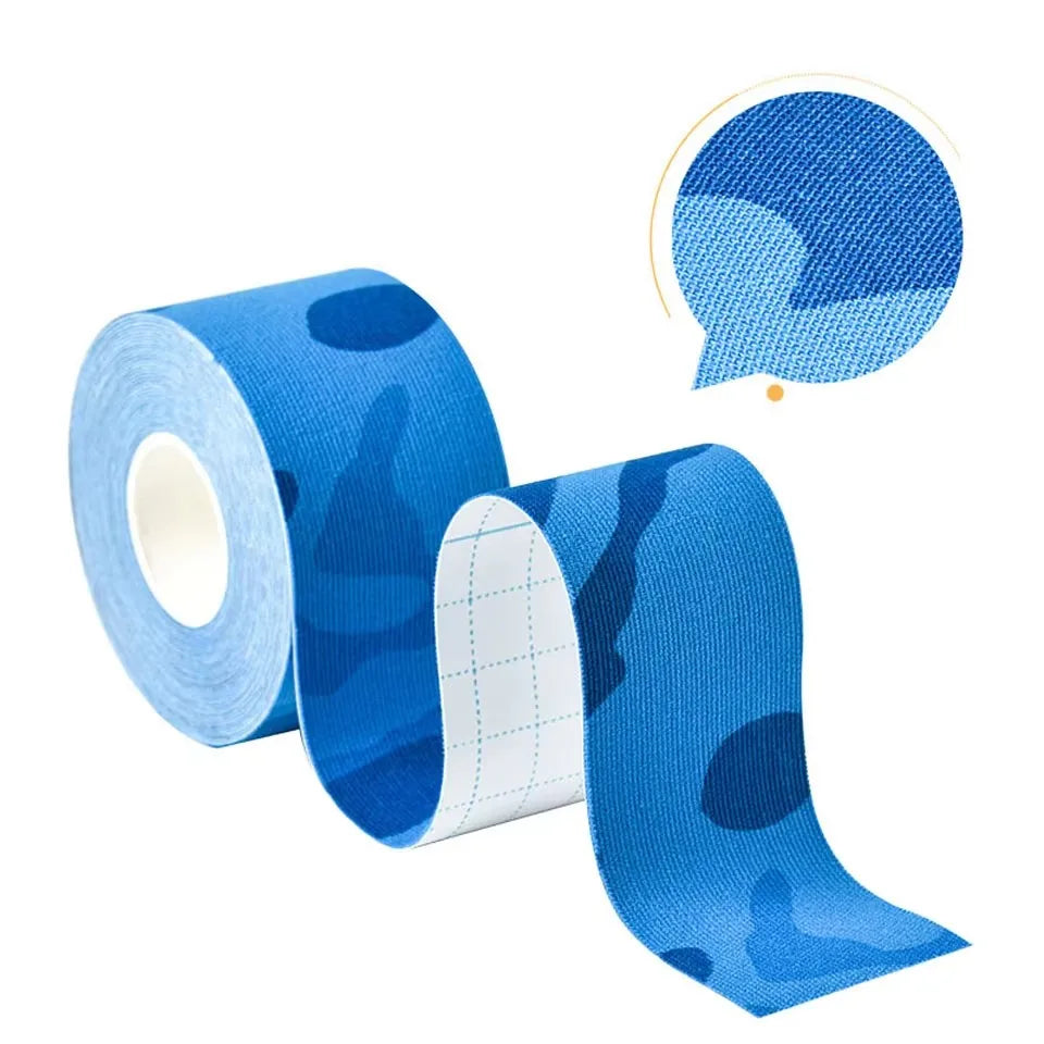 Muscle Patch Knee Muscle Protector Pain Relief Elastic Bandage Sport Recovery Tape Strapping Gym Fitness Tennis Running Unisex