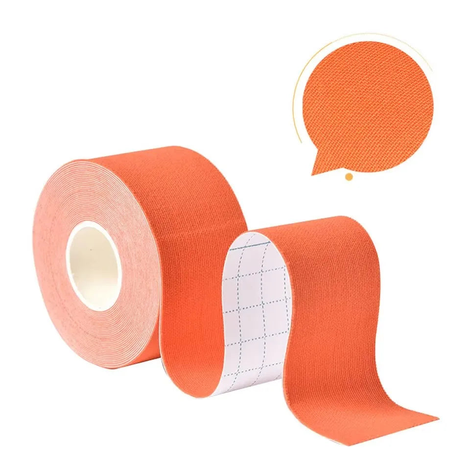Muscle Patch Knee Muscle Protector Pain Relief Elastic Bandage Sport Recovery Tape Strapping Gym Fitness Tennis Running Unisex