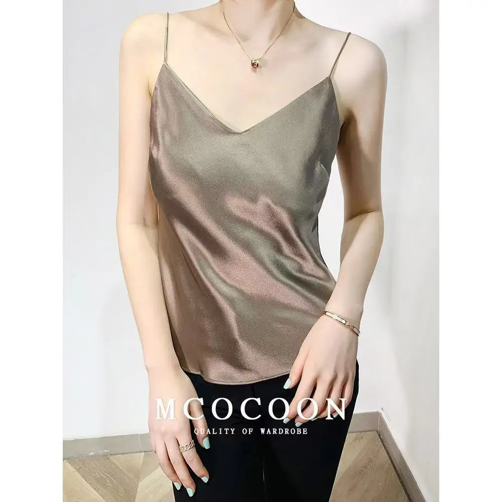 Women's Solid Color Pullover Suspender Casual Fashion Top