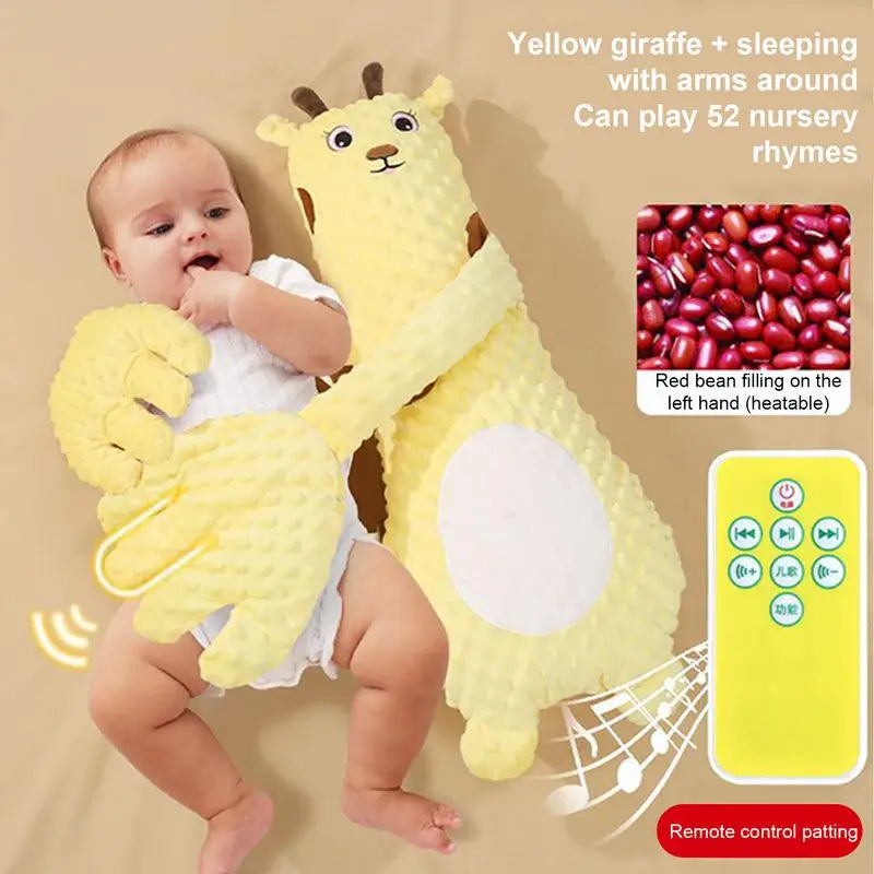 new Baby Sleeping Patting Doll Mood Soothing Hand Pillow Toy Electric Baby Hand Pillow Soothing Palm Patting Toy For Toddler
