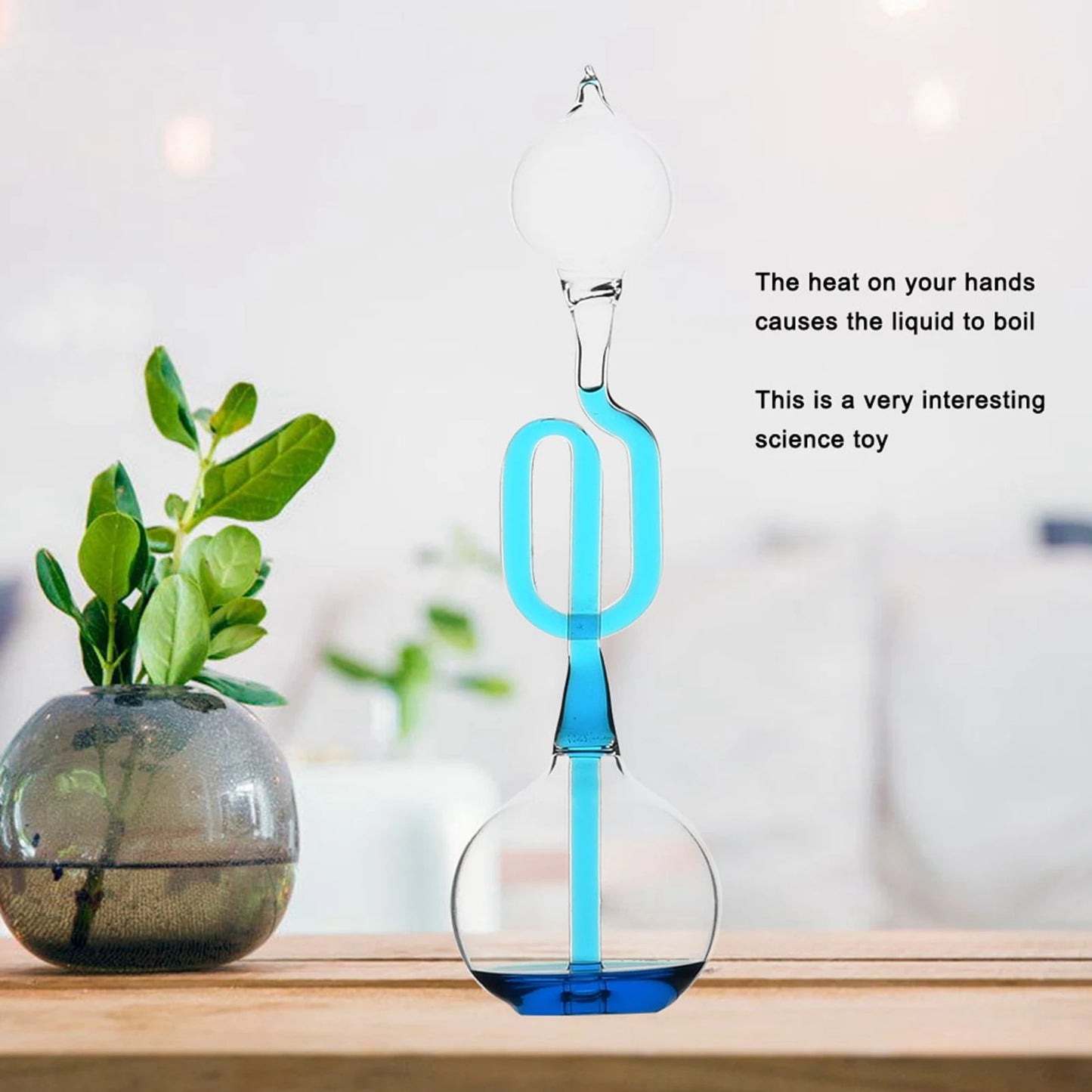 Birthday Gift Innovative Novel Thermometer  Hand Boiler Stress Relief  Home Ornament Birthday Gift Hand Boiler Science