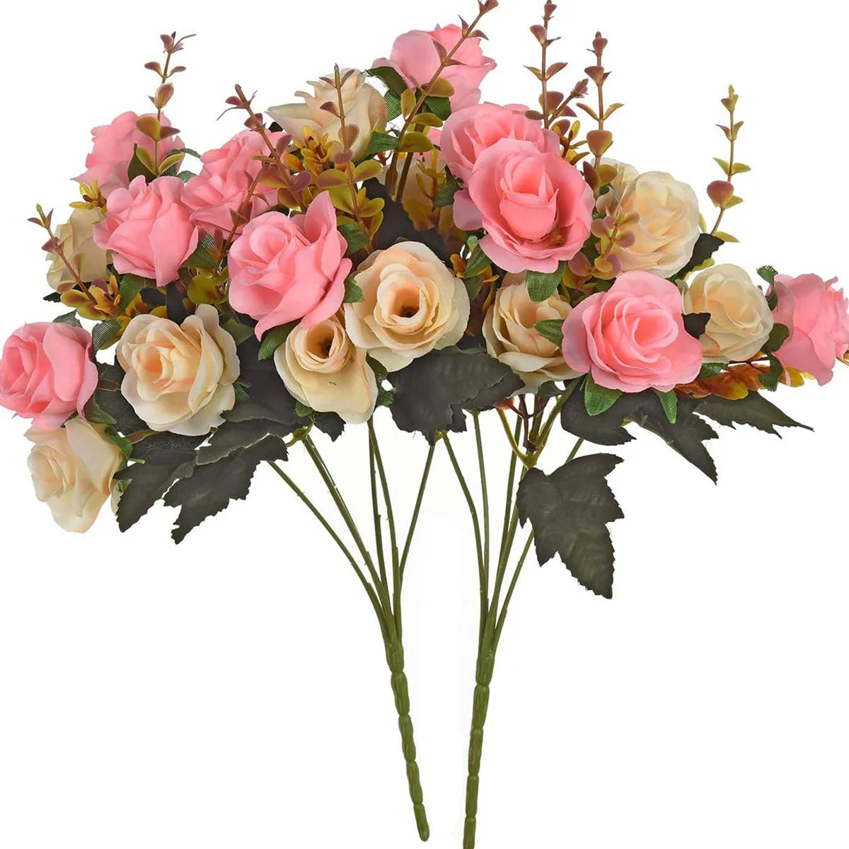 Silk rose Artificial Flowers Wedding Home Garden Decoration bride Bouquet Diy gift Scrapbooking Wreaths wall Photography prop