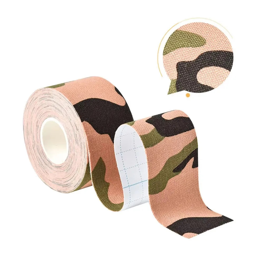 Muscle Patch Knee Muscle Protector Pain Relief Elastic Bandage Sport Recovery Tape Strapping Gym Fitness Tennis Running Unisex