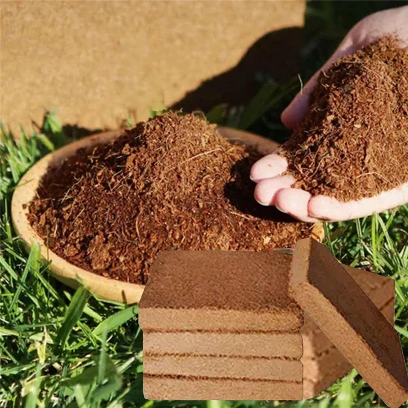 A24F-Organic Coconut Fiber For Plants, Organic Coconut Bricks, Natural Organic Compressed Coconut