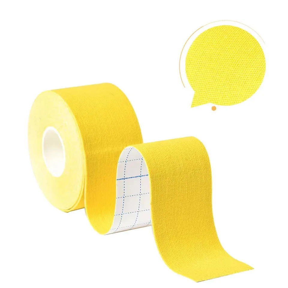 Muscle Patch Knee Muscle Protector Pain Relief Elastic Bandage Sport Recovery Tape Strapping Gym Fitness Tennis Running Unisex