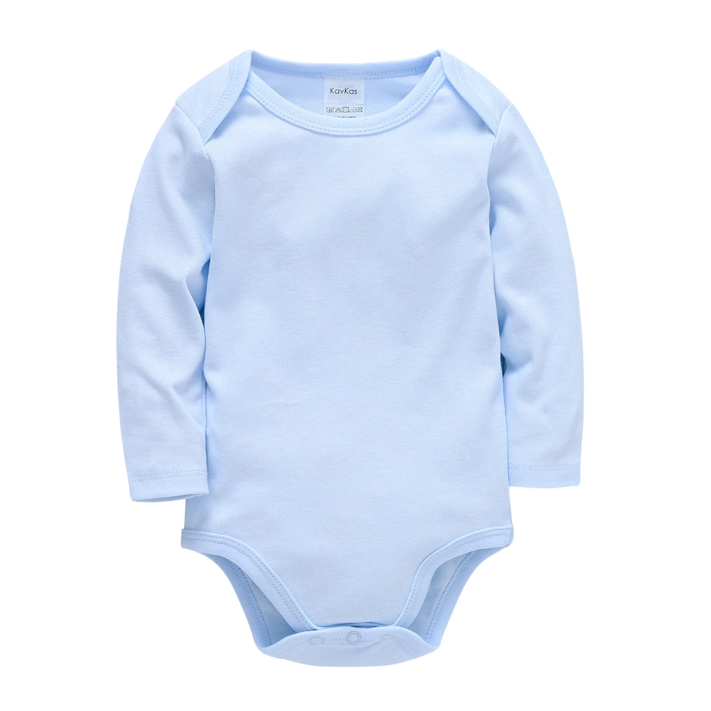KAVKAS Baby Clothing Kids Romper Blank Black Bodysuit Cotton Plain Jumpsuit Muslin design Clothes Long Sleeve Kids 0-24M