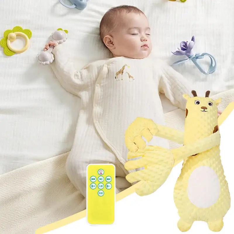 new Baby Sleeping Patting Doll Mood Soothing Hand Pillow Toy Electric Baby Hand Pillow Soothing Palm Patting Toy For Toddler