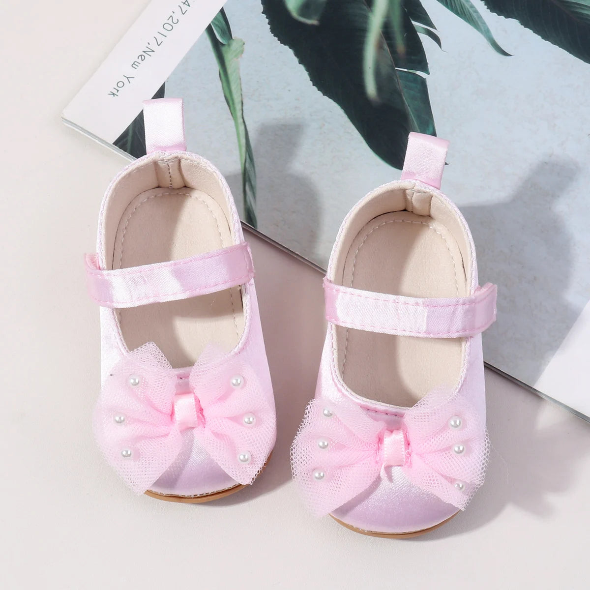 2025 Hot Selling Baby Girls First Walking Toddler Shoes Summer And Autumn For 0-18M Baby Princess Shoes Cute Design TPR Sole