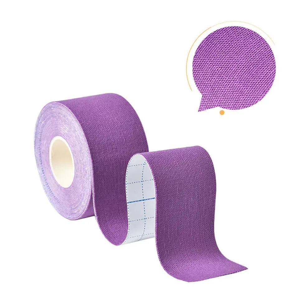 Muscle Patch Knee Muscle Protector Pain Relief Elastic Bandage Sport Recovery Tape Strapping Gym Fitness Tennis Running Unisex