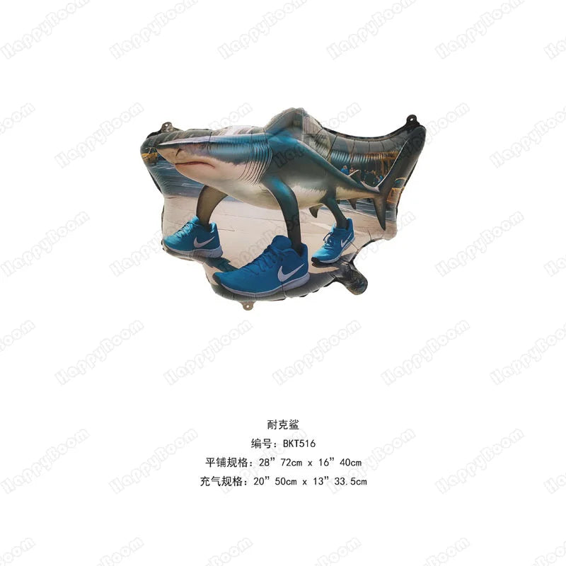 Italian Brainrot Animals Theme Kids Birthday Party Supplies Tung Tung Tung Sahur Balloon Funny Meme Anime Home Decorat Gift 2025