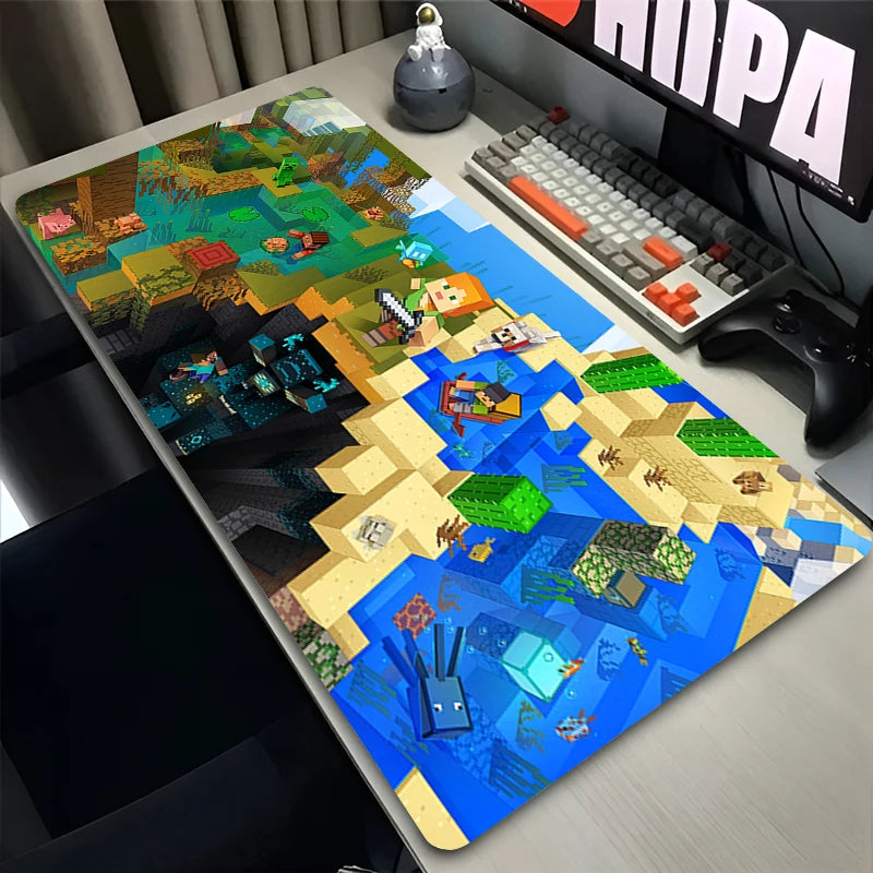 Mouse Pad Gamer XL Custom HD Home Mouse Mat Desk Mats M-minecraftS Table of Office Carpet Gamer Natural Rubber Mice Pad Mousepad