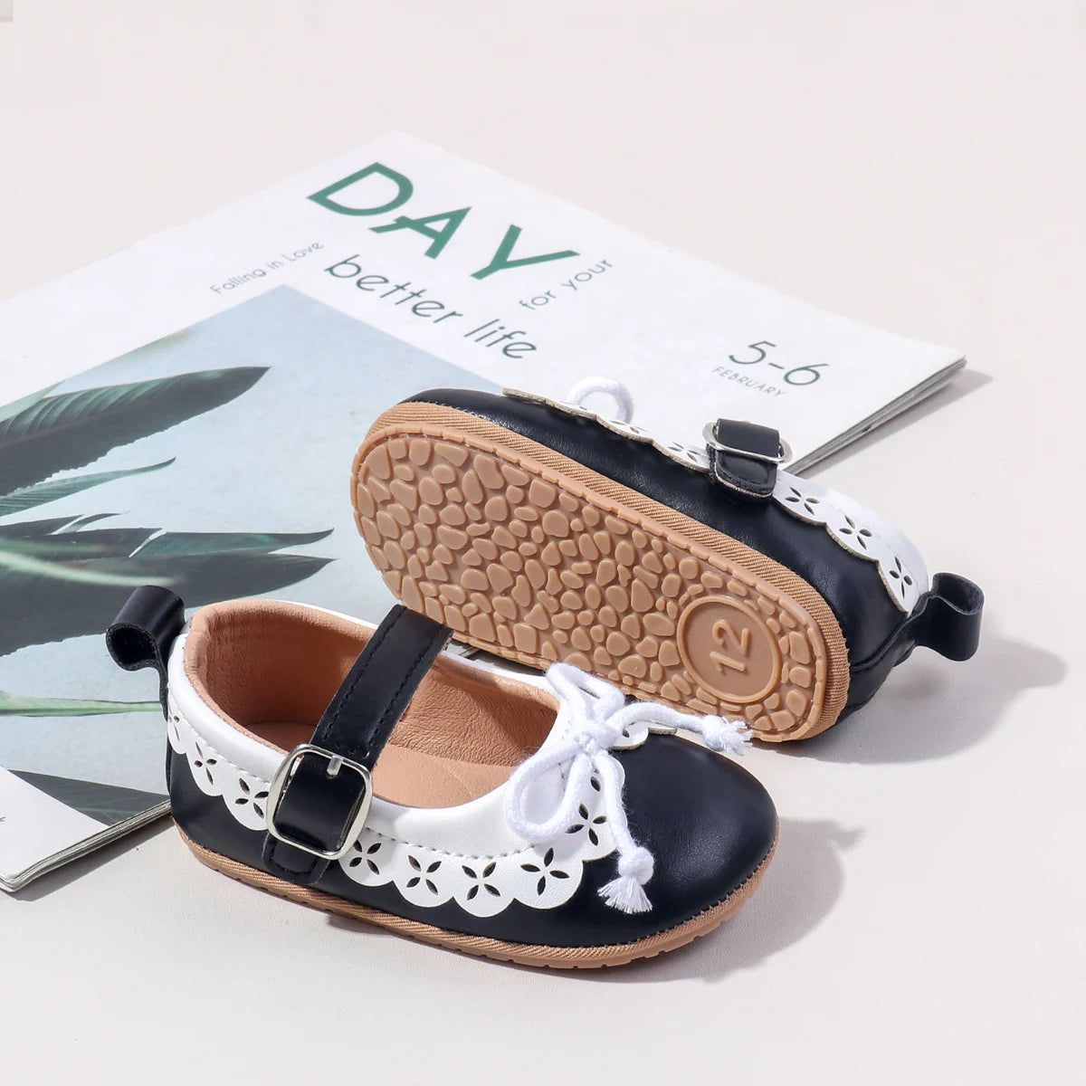 Hot Selling Spring And Autumn Baby Girls First Walking Toddler Shoes Cute Design For 0-18M Baby Girl Princess Shoes BBW7173