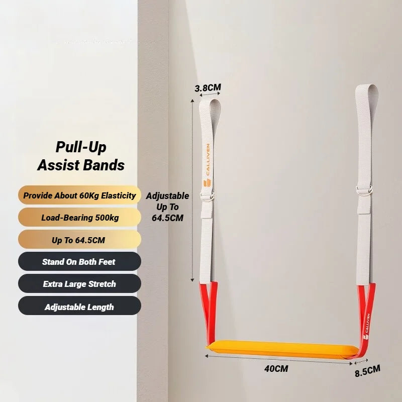 Adjustable Pull Up Assistance Bands Set For Assist Men Women Hanging Training Chin-Up Workout Body Stretching Home Fitness
