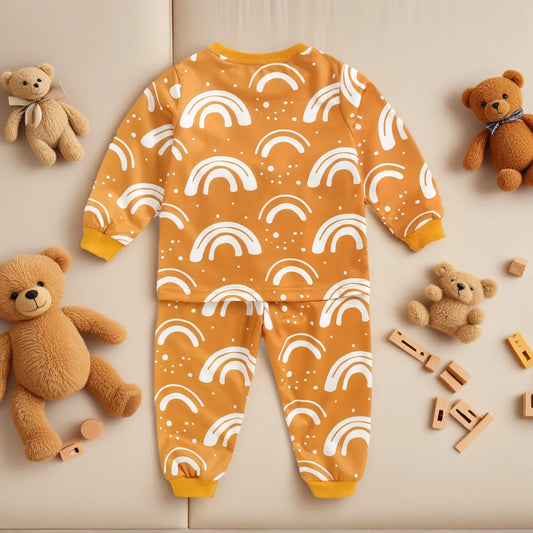 Rainbow Halloween Baby Little Kids Clothing Sets Tops + Long Pants 2Pcs Suits