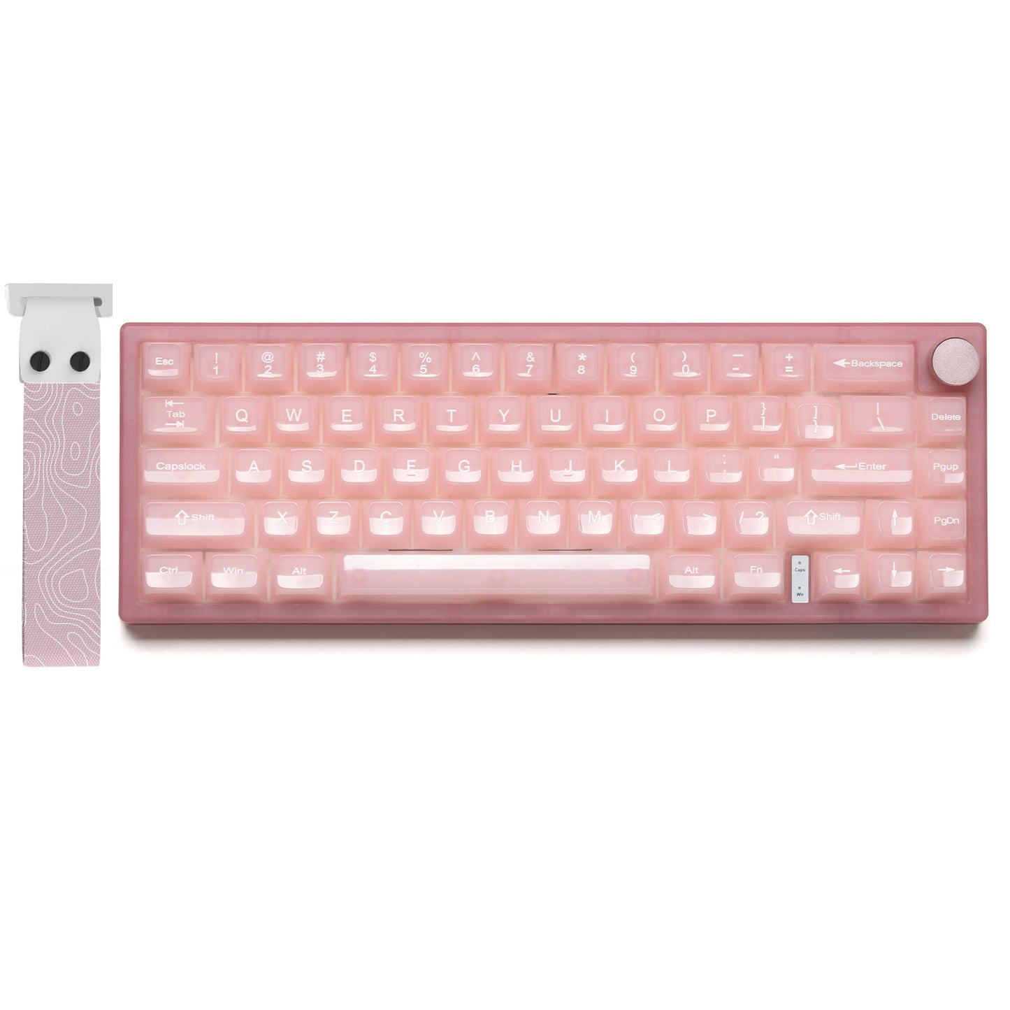 Womier V-K66 PRO 60% Custom Mechanical Keyboard QMK/VIA Creamy Gasket Mount Hot Swappable RGB Wired Gaming Keyboard