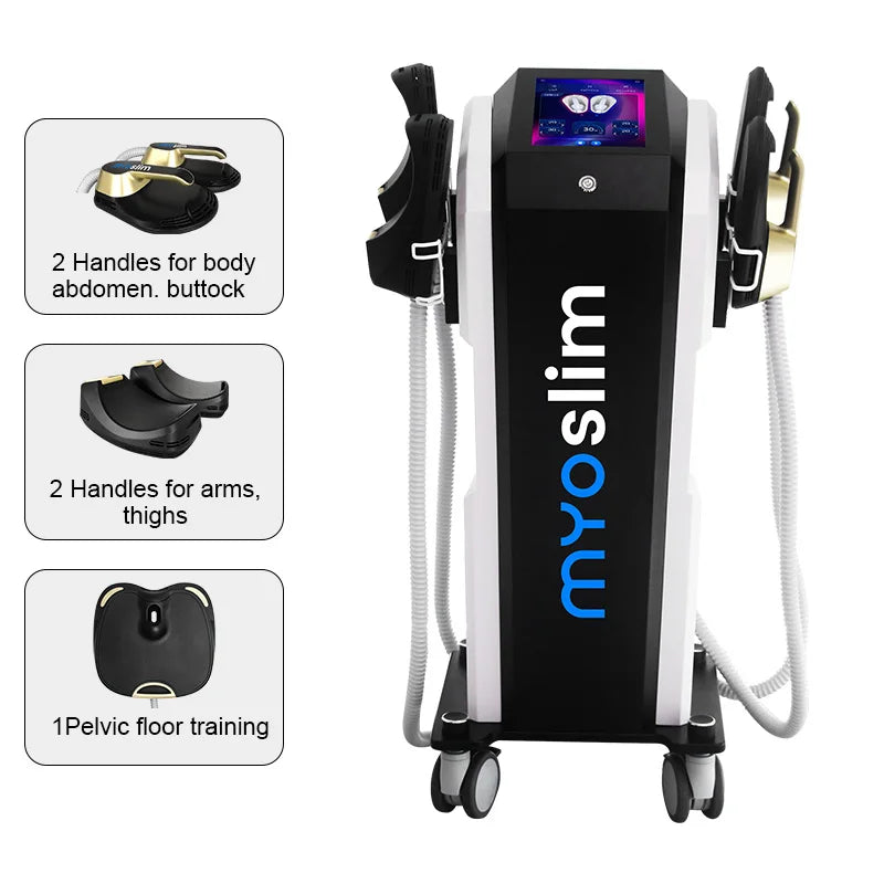 EMS Body Sculpt Muscle Stimulate Machine 6500W EMS Electric Slimming Hiemt Fat Burner Pelvic Stimulation Salon
