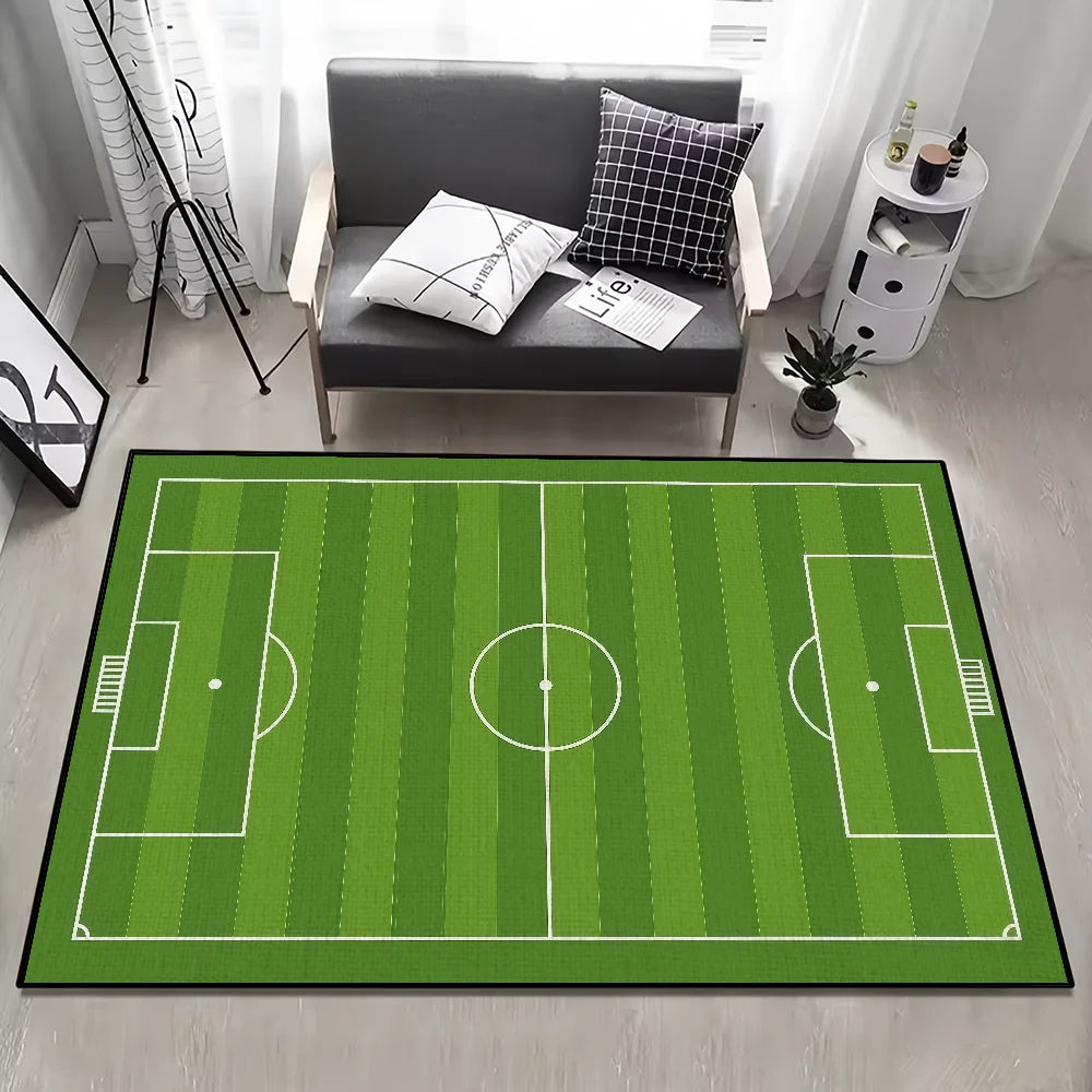 small Field carpet Rug Carpet Home Decor Cartoon Bedroom Mat Hallway Balcony Carpet Entrance Doormat Football Decoration