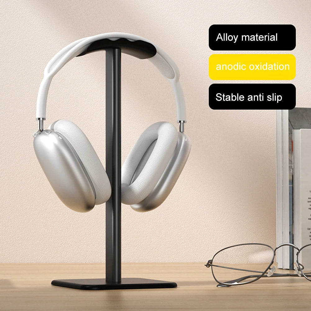 Headset Stand Non Slip Headphone Stand Holder Gaming Headset Bracket Universal Aluminum Alloy Earphone Display Rack Hanger Hot