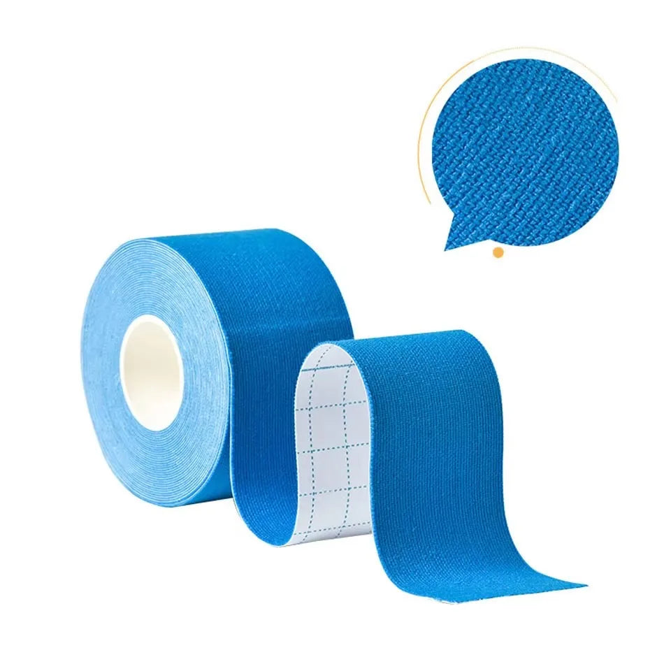 Muscle Patch Knee Muscle Protector Pain Relief Elastic Bandage Sport Recovery Tape Strapping Gym Fitness Tennis Running Unisex