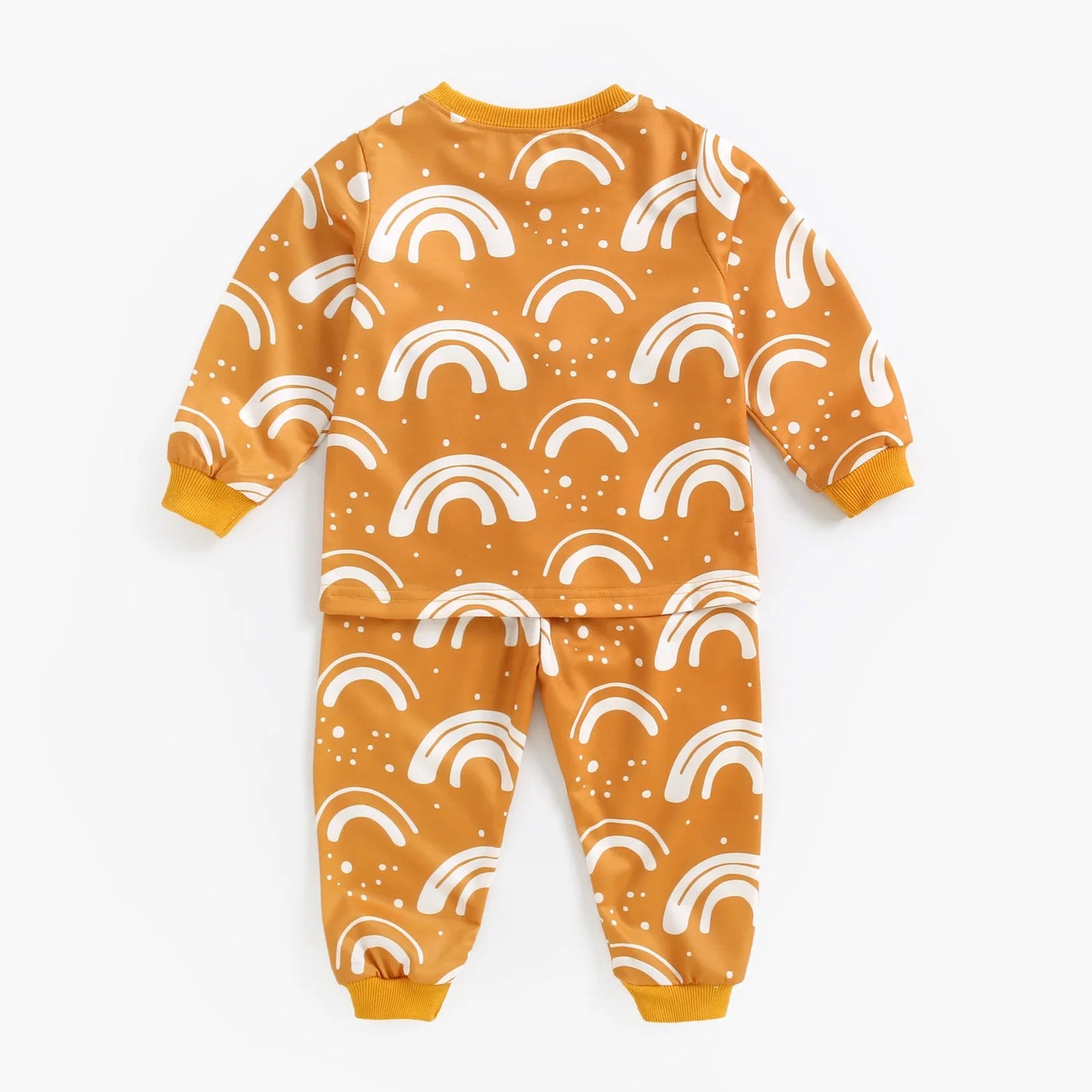 Rainbow Halloween Baby Little Kids Clothing Sets Tops + Long Pants 2Pcs Suits