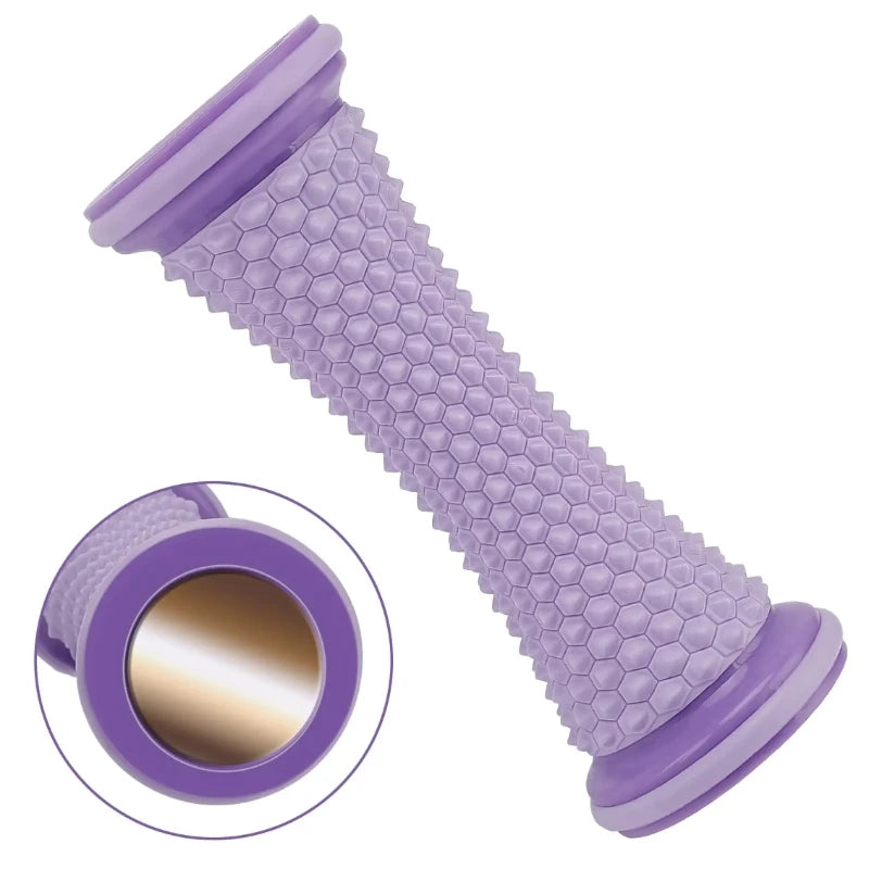 Foot Leg Roller Massager Yoga Plantar Fascia Home Fitness Fingerpressure Board Deep Muscle Relaxation Massage Ergonomic