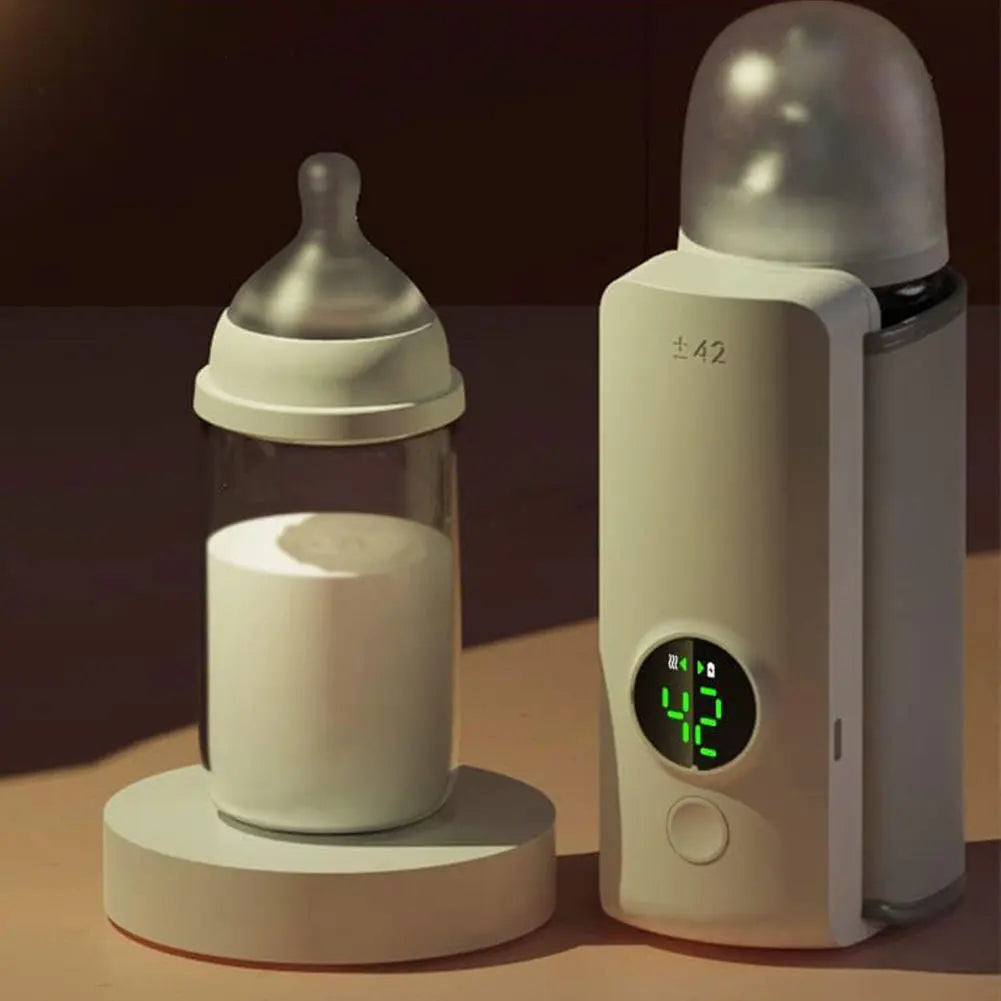 Cordless Milk Warmer with Temperature Control Baby Bottle Warmer Travel Warmer for Comfortable Baby Feeding On The Go