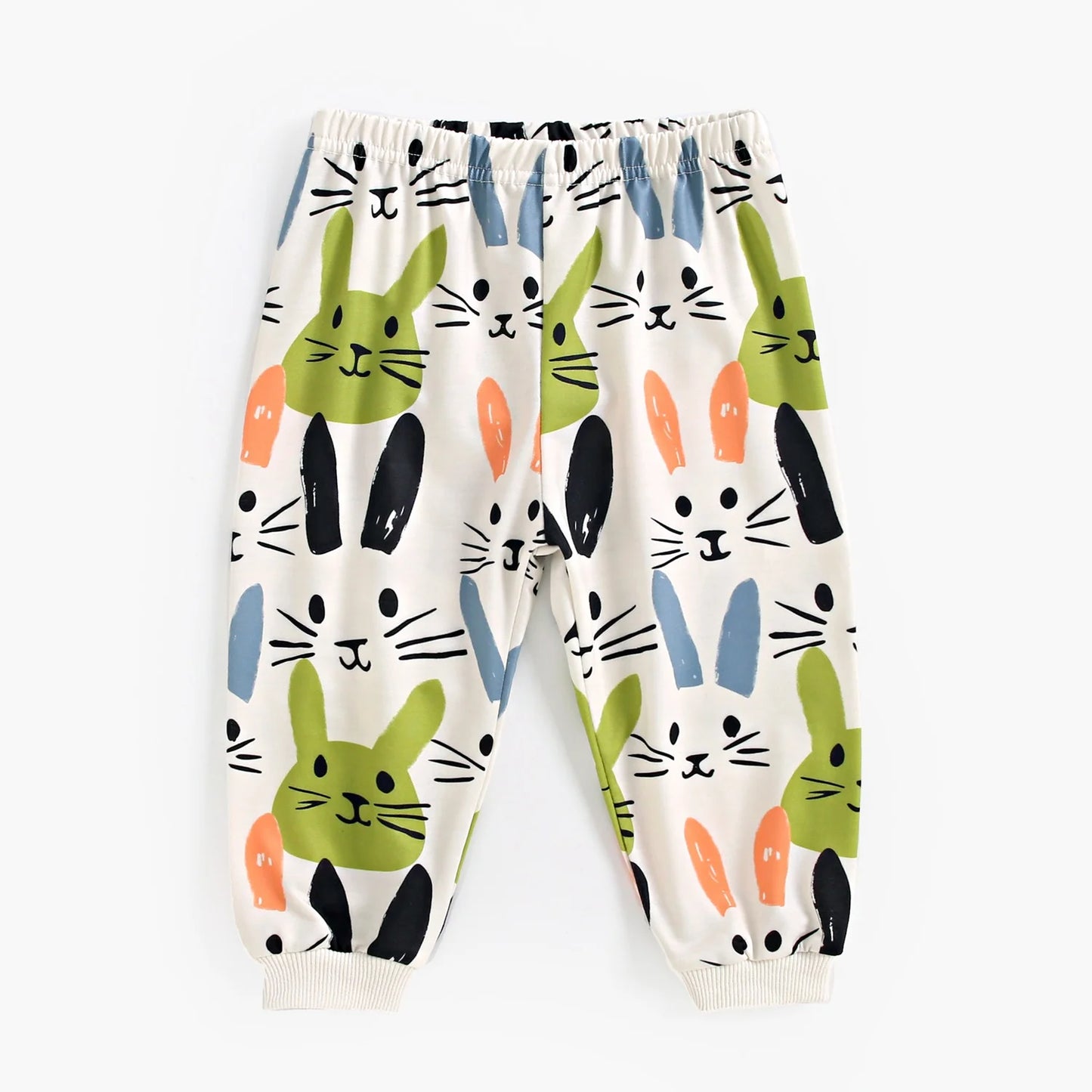 Baby Little Kids Clothing Sets Long Sleeve Tops + Long Pants Infants Bunny 2Pcs Unisex
