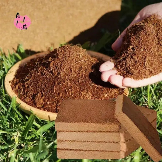 A11E-Organic Coconut Fiber For Plants, Organic Coconut Bricks, Natural Organic Compressed Coconut