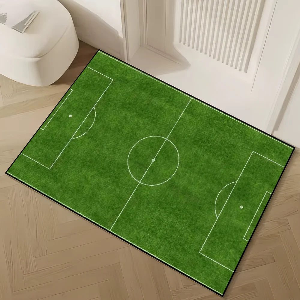 small Field carpet Rug Carpet Home Decor Cartoon Bedroom Mat Hallway Balcony Carpet Entrance Doormat Football Decoration