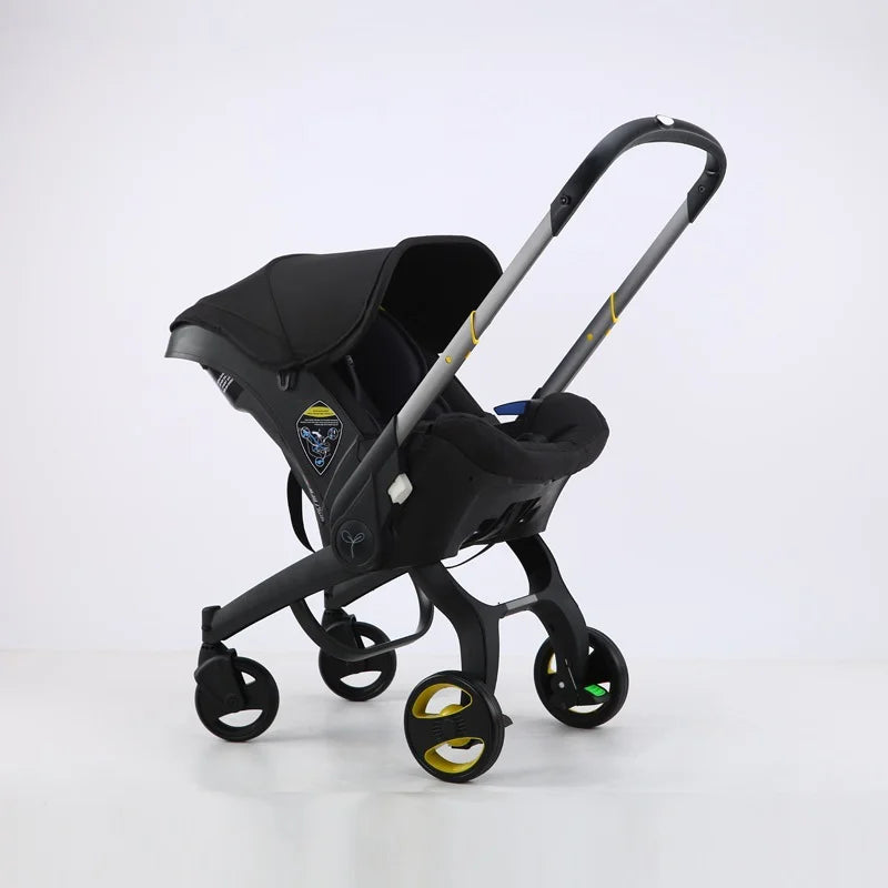 Baby Stroller 4 in 1 With Car Seat Baby Bassinet High Landscope Folding Baby Carriage Prams For Newborns Cart 3 in 1